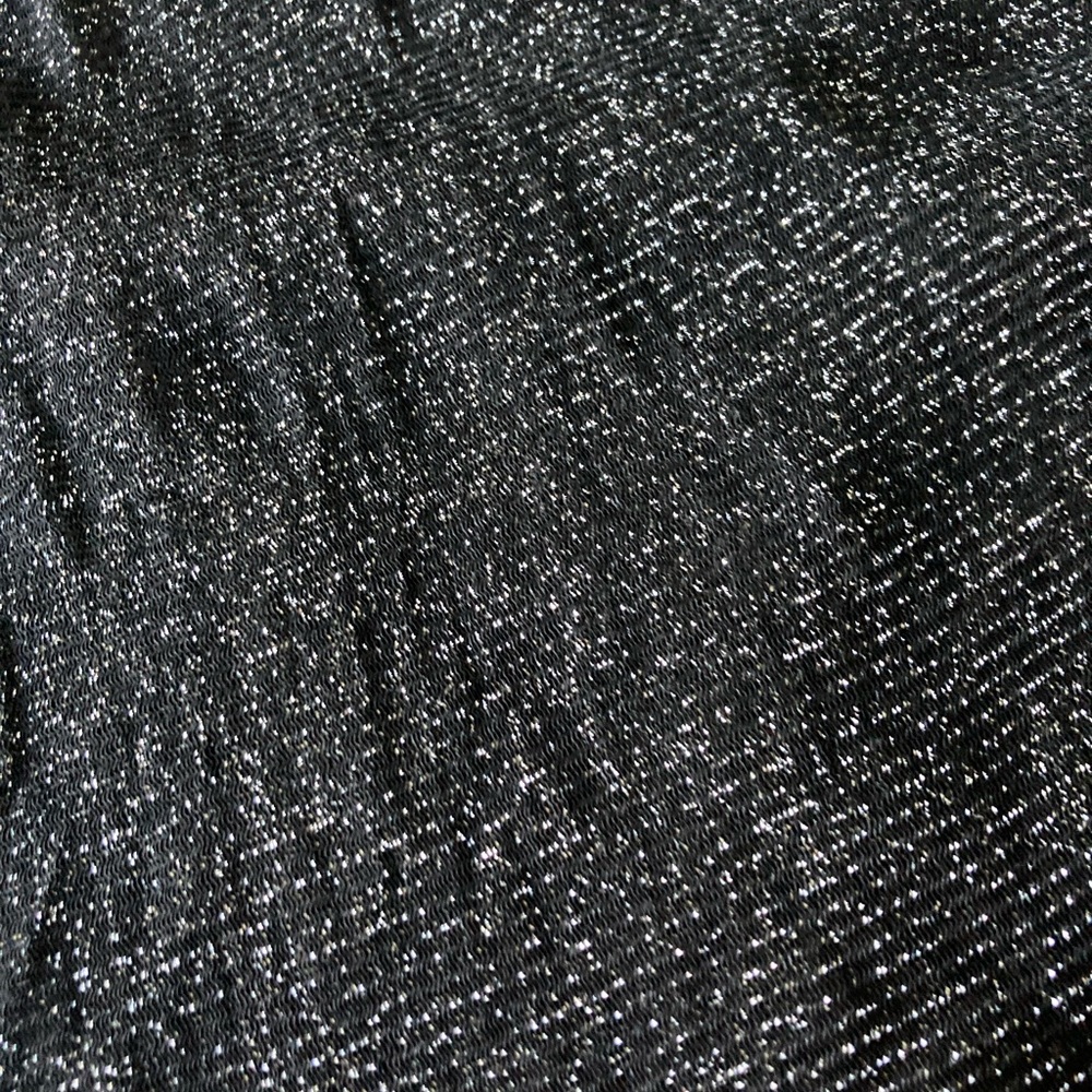 Long sleeve sheer sparkle top